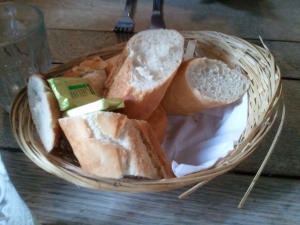 The bread basket (already started on)